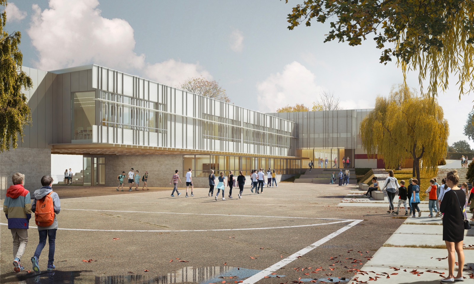 LBLF Architectes - Collège 700  Chantonnay 85