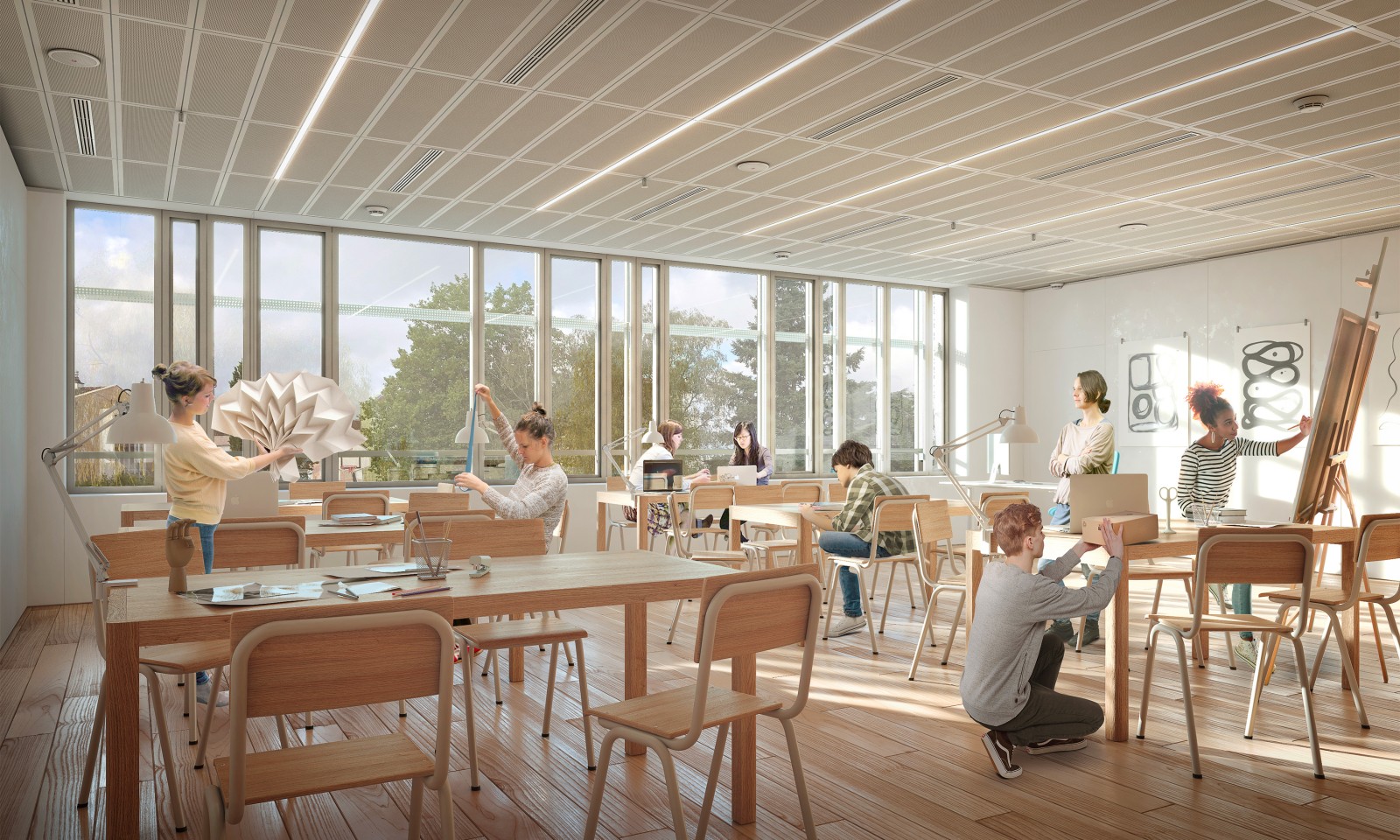 LBLF Architectes - Collège 700  Chantonnay 85