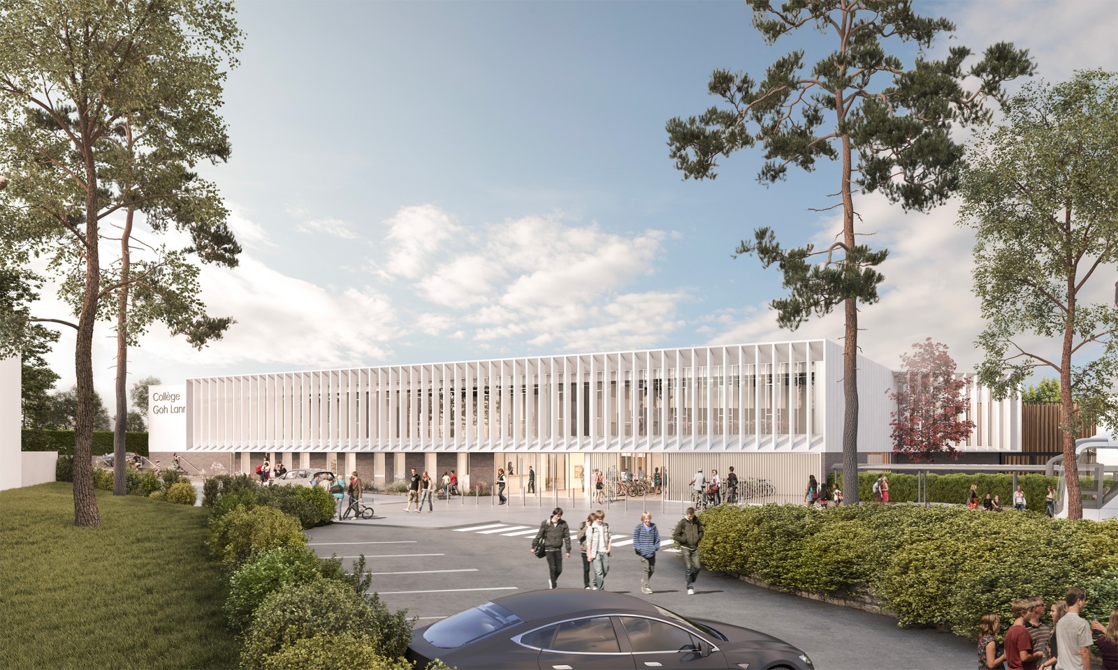 LBLF Architectes - Collège 700 Pluvigner 56