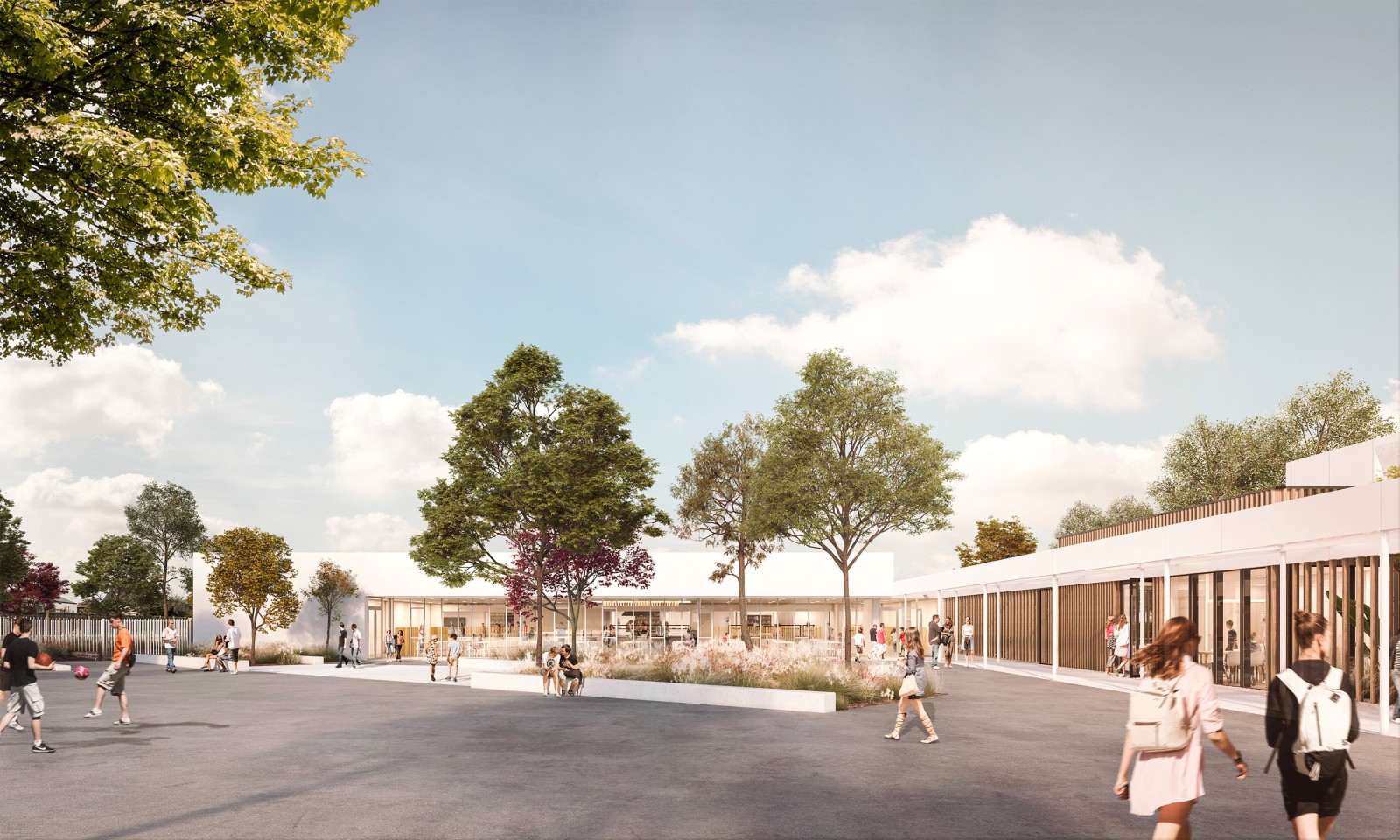 LBLF Architectes - Collège 700 Pluvigner 56