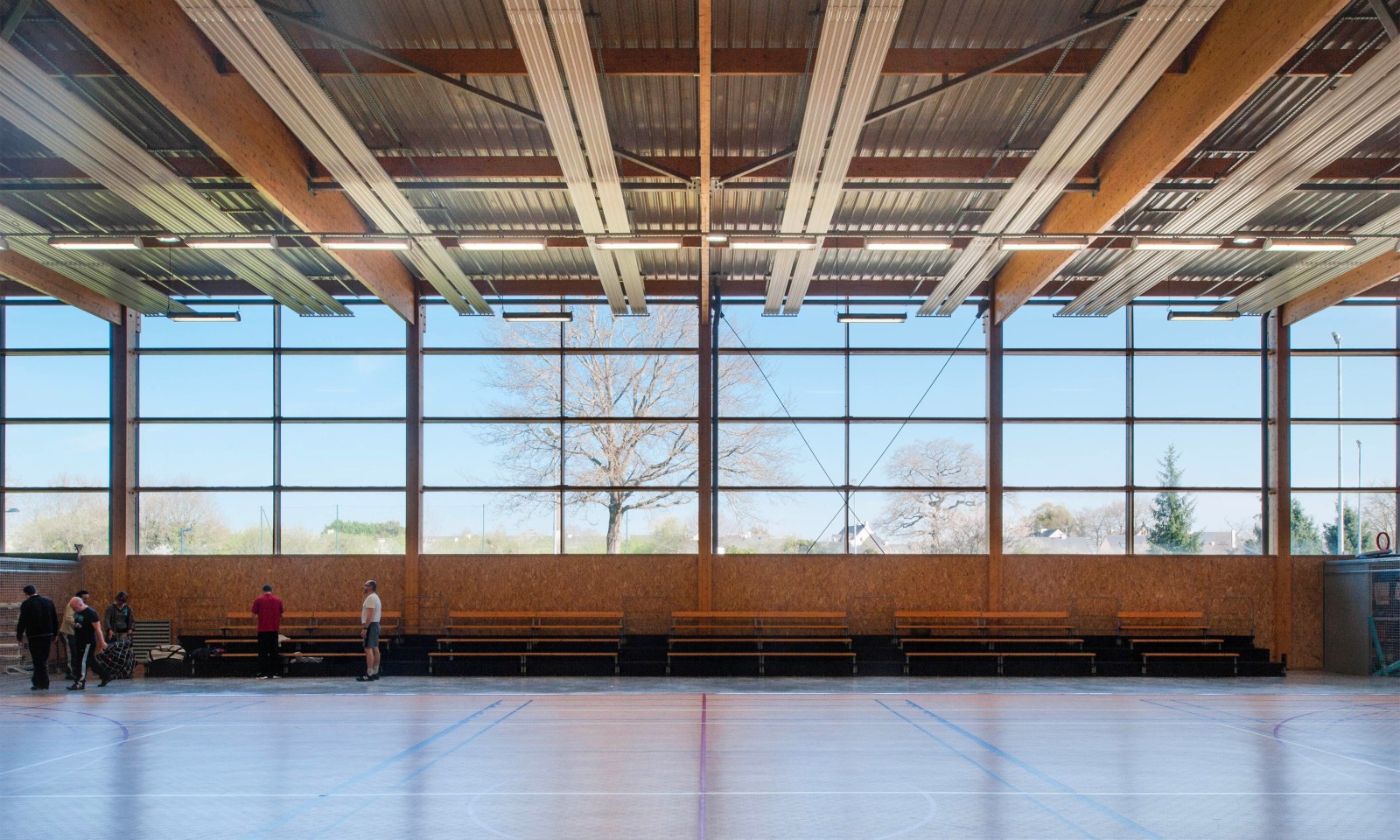 LBLF Architectes - Complexe sportif et polyvalent Petit Mars 85