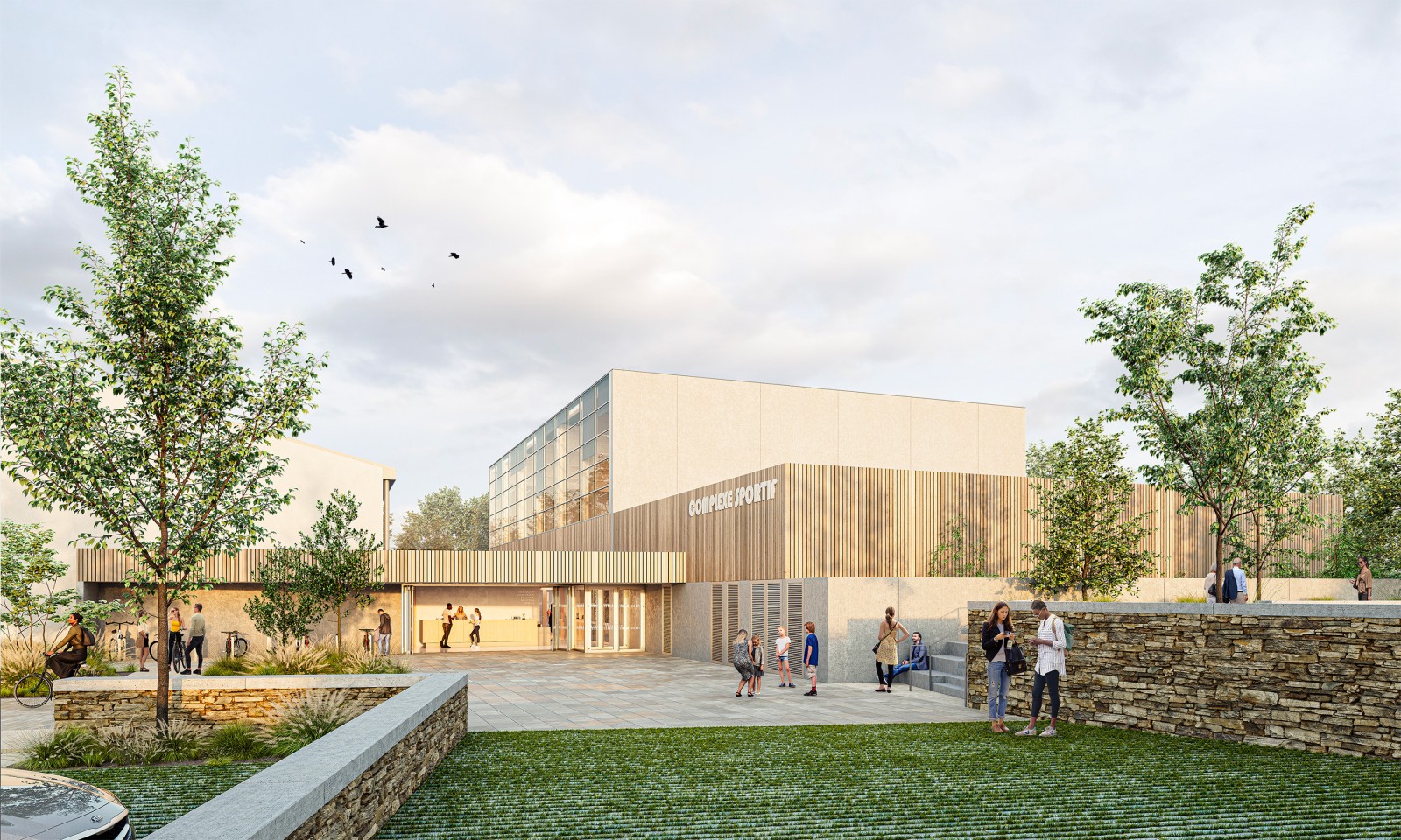 LBLF Architectes - Complexe sportif et polyvalent Tiffauges 85