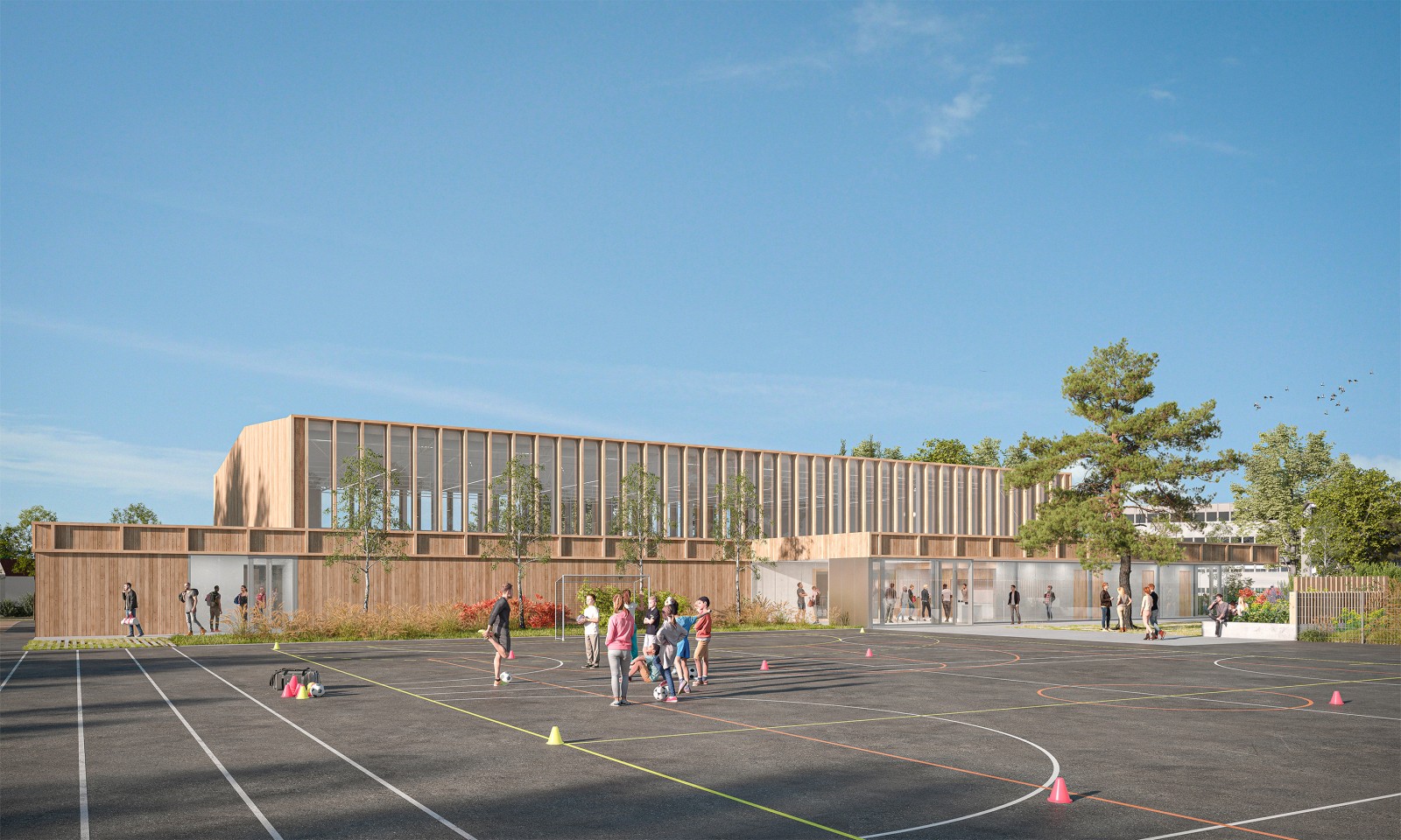LBLF Architectes - Complexe sportif Saint Sébastien sur Loire 44