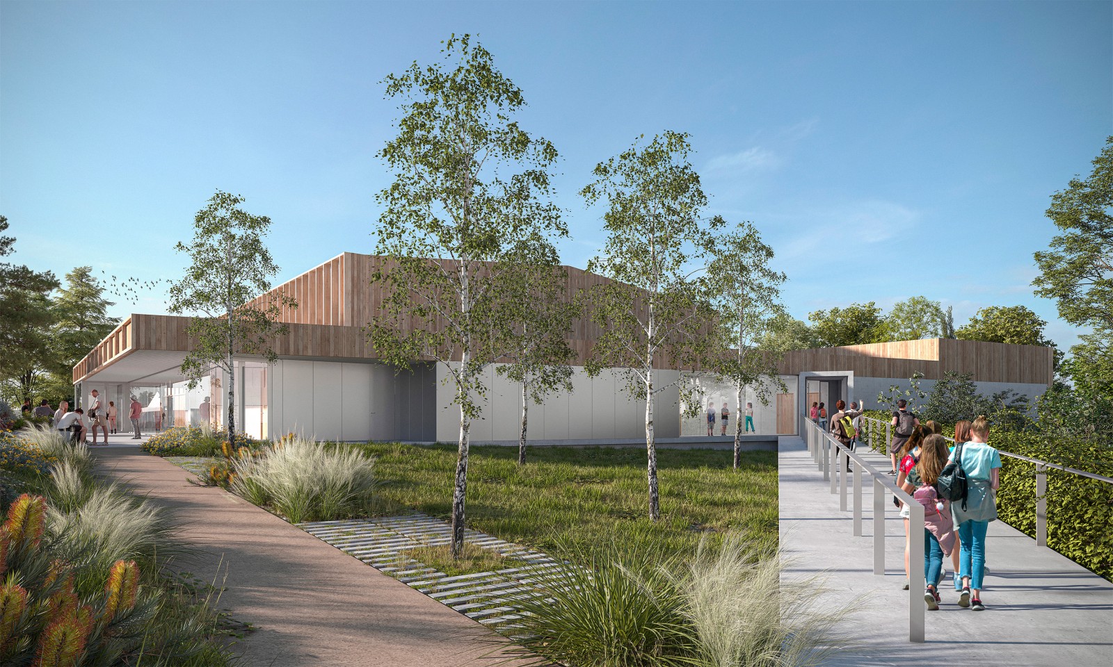 LBLF Architectes - Complexe sportif Saint Sébastien sur Loire 44