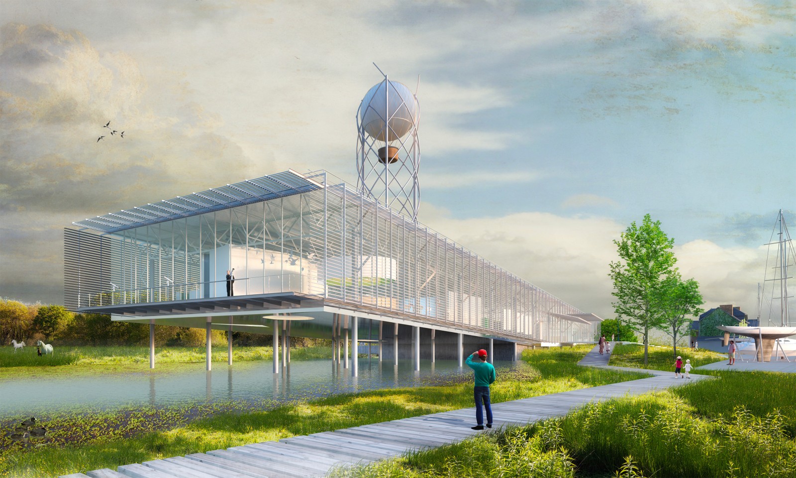 LBLF Architectes - Espace scénographique Cordemais 44