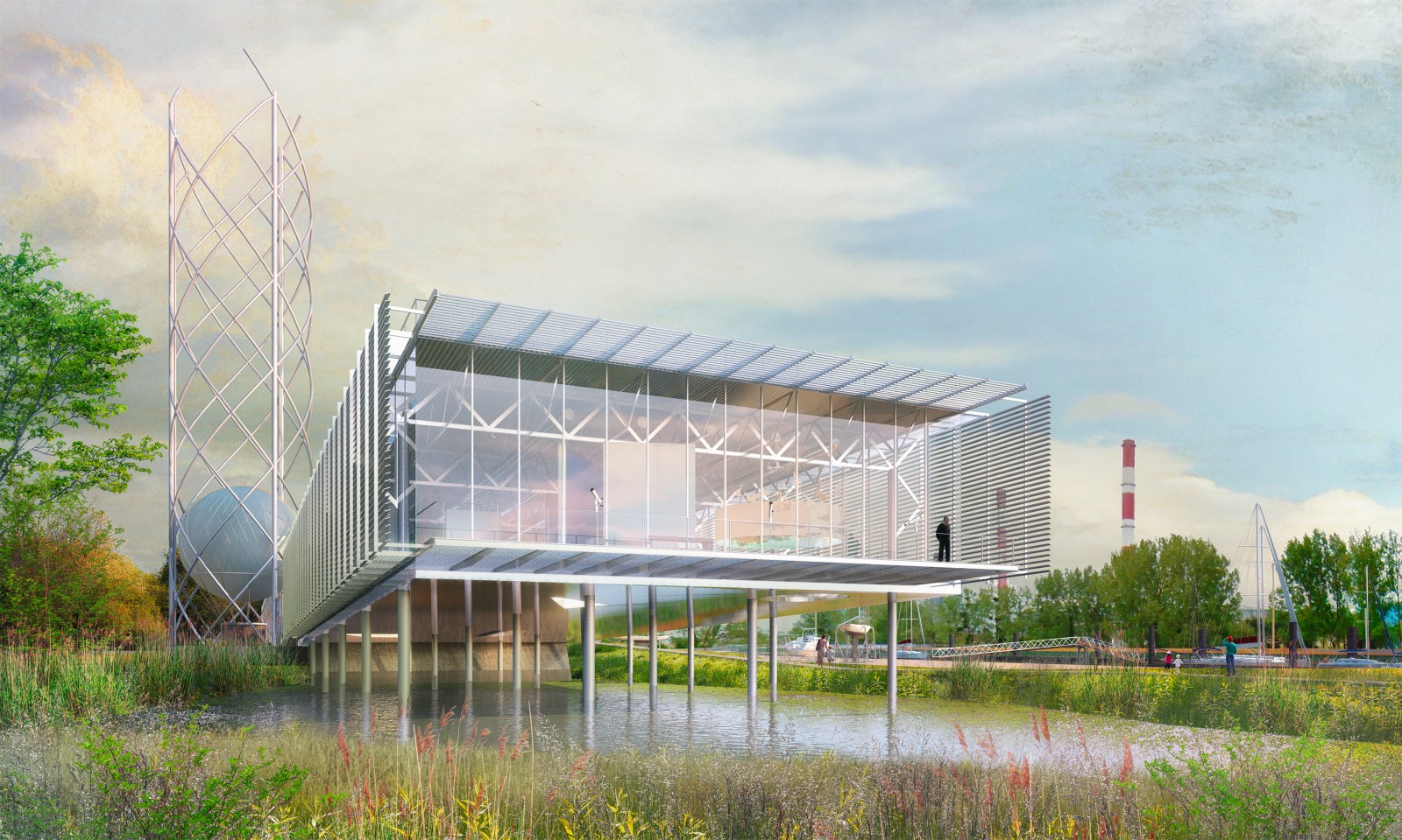 LBLF Architectes - Espace scénographique Cordemais 44