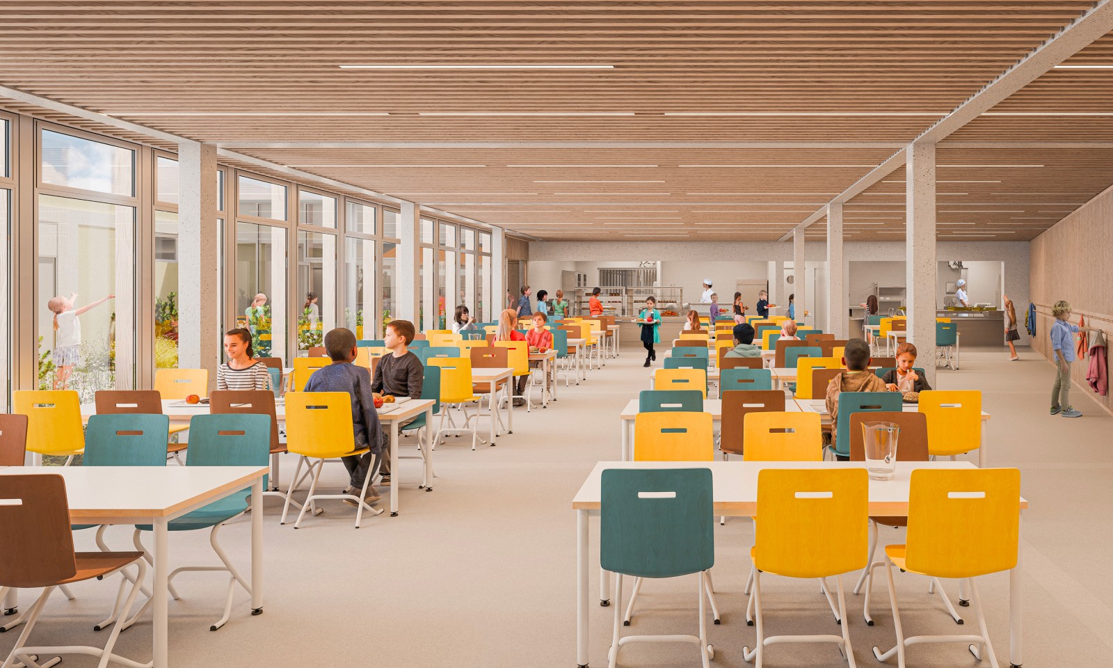 LBLF Architectes - Extension d'un groupe scolaire Les Sorinières 44