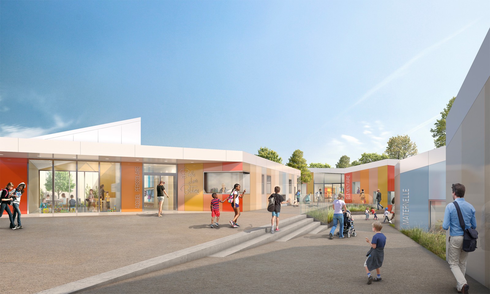 LBLF Architectes - Groupe scolaire Aizenay 85