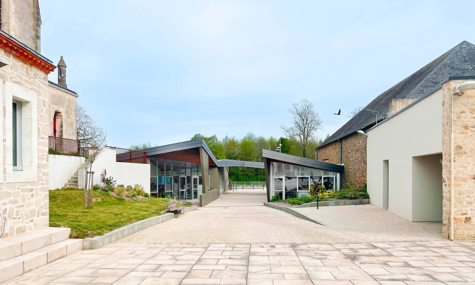 LBLF Architectes - Médiathèque et espace culturel Saint Denis la Chevasse 85
