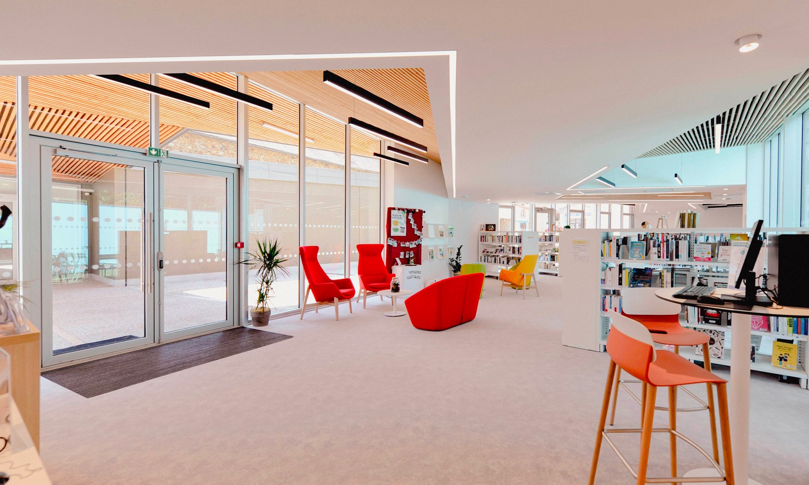 LBLF Architectes - Médiathèque et espace culturel Saint Denis la Chevasse 85