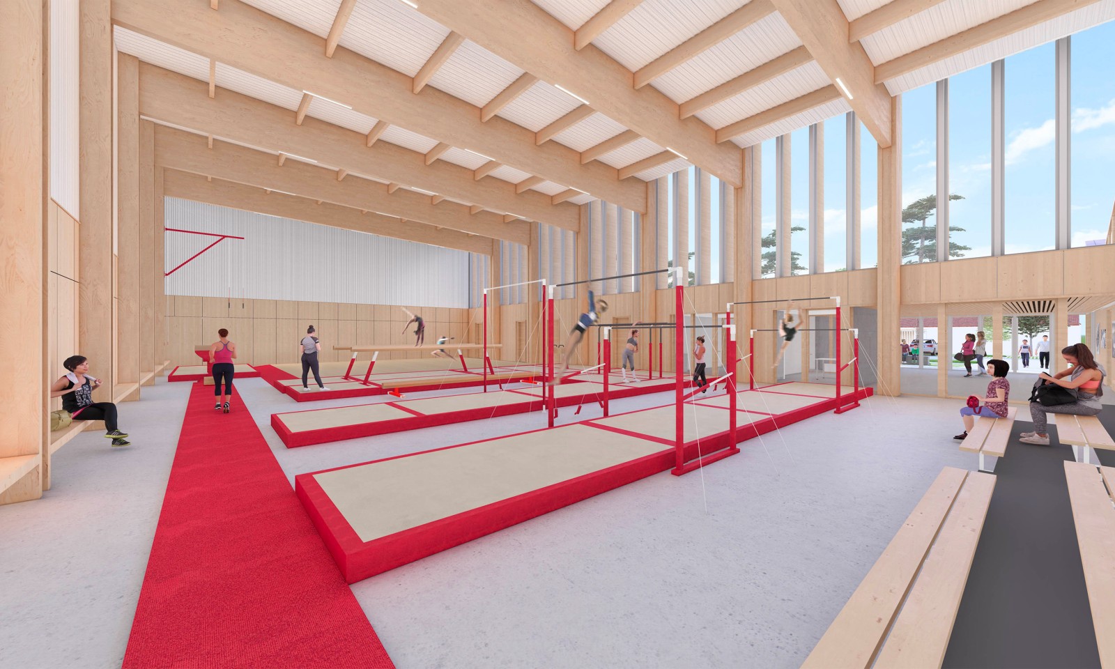 LBLF Architectes - Médiathèque et salle multisports Villeneuve en Retz 44
