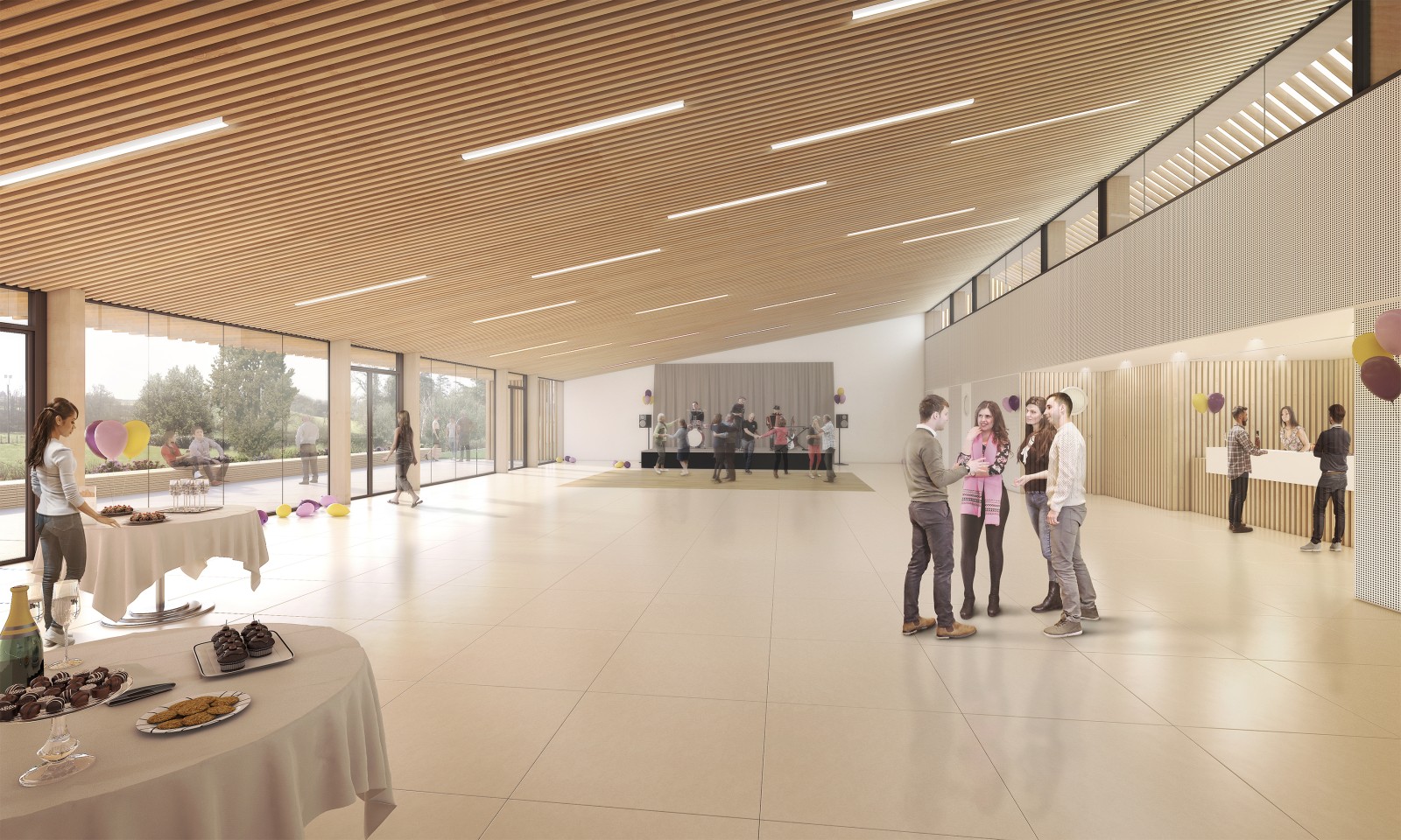 LBLF Architectes - Salle culturelle et polyvalente Lys Haut Layon 49