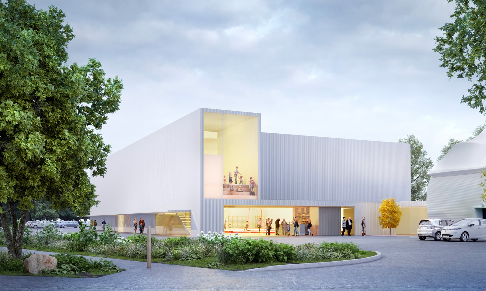 LBLF Architectes - Salle de gymnastique Moutiers les Mauxfaits 85