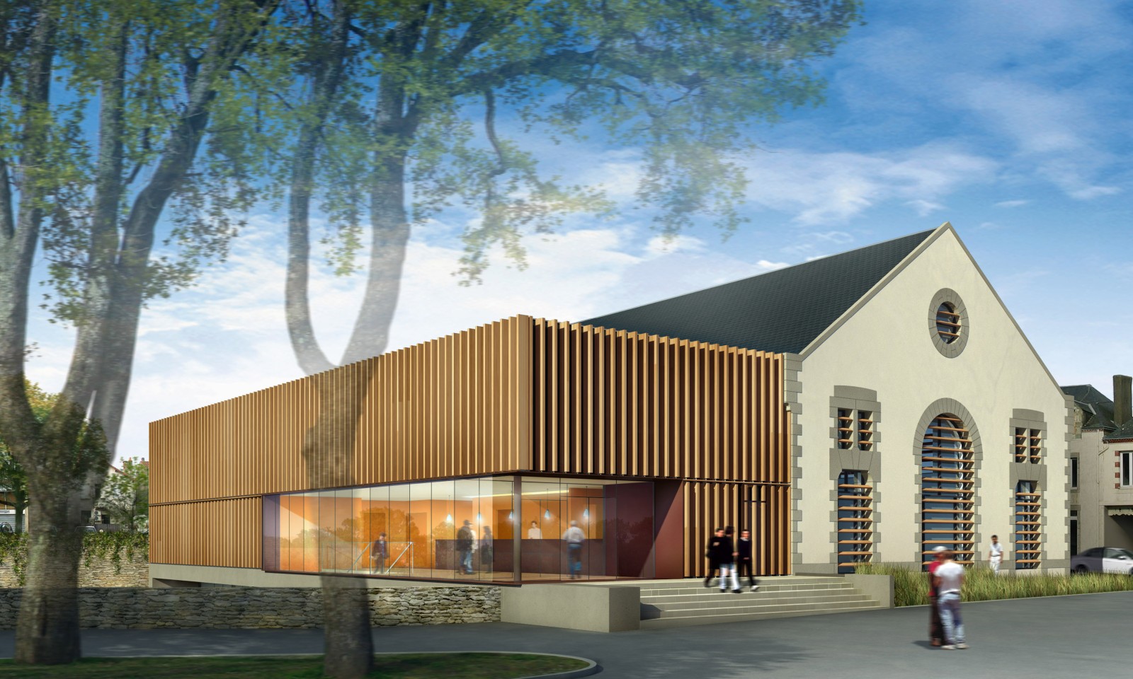 LBLF Architectes - Salle multifonctions Montaigu 85