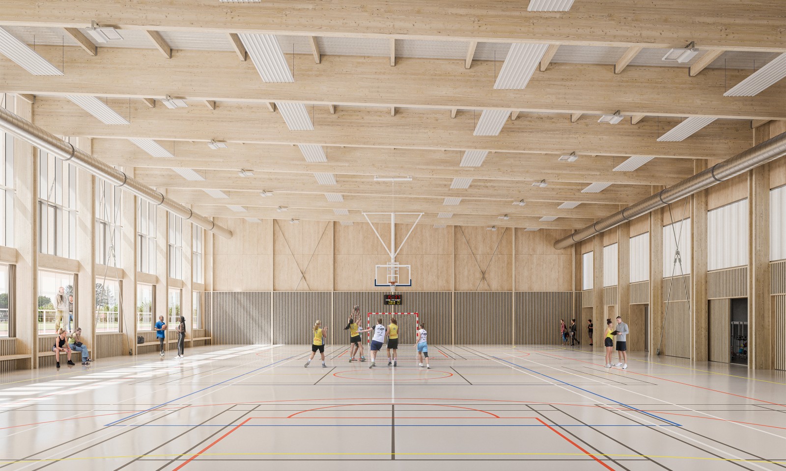 LBLF Architectes - Salle multisports Aigrefeuille d'Aunis 17