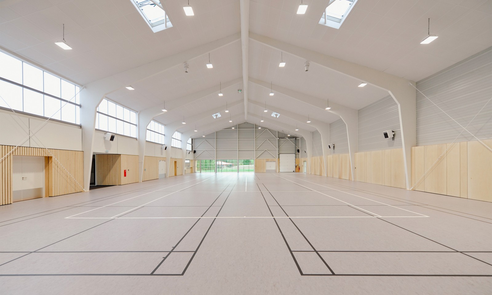 LBLF Architectes - Salle multisports polyvalente Saint André sur Sèvre 79