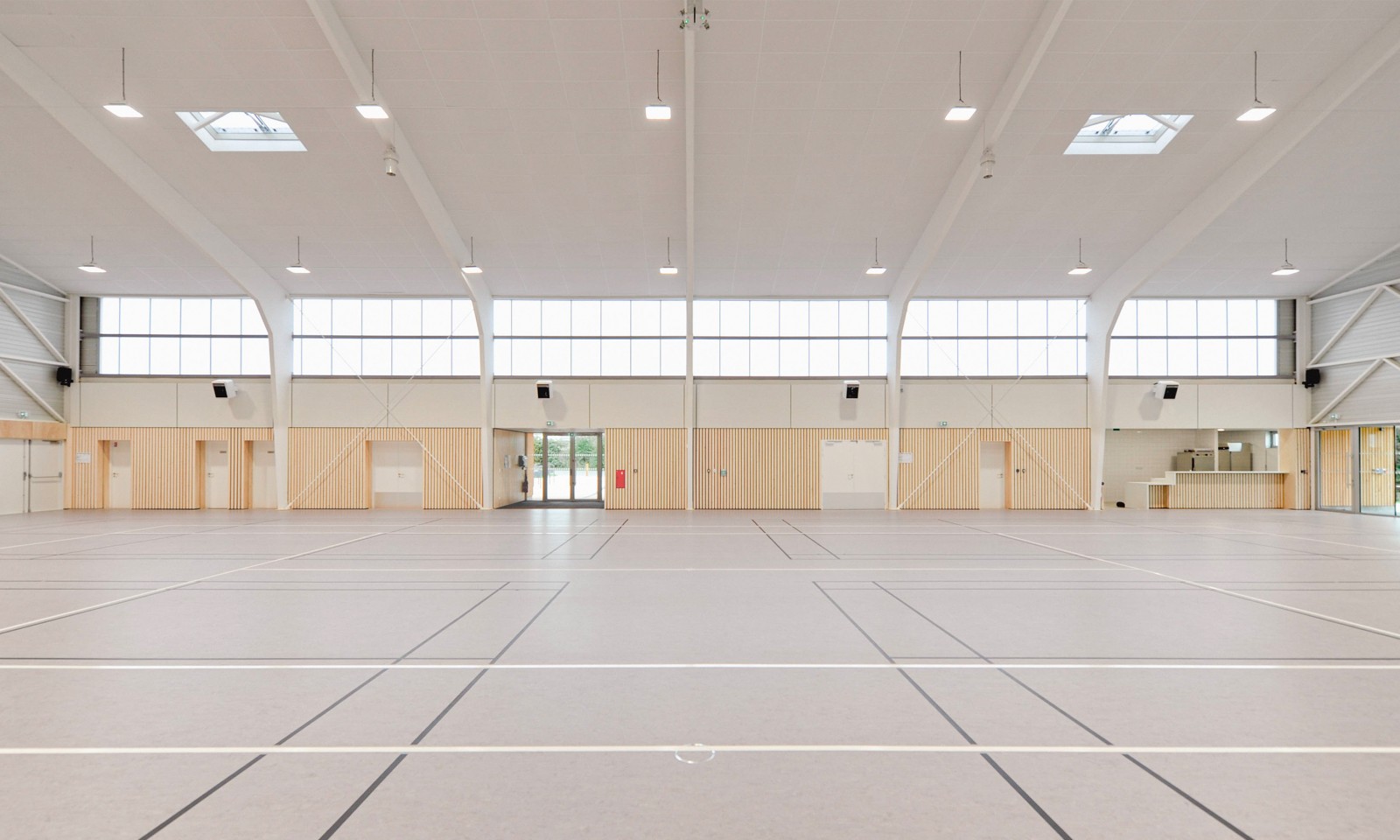 LBLF Architectes - Salle multisports polyvalente Saint André sur Sèvre 79