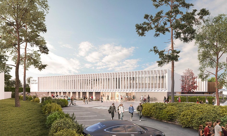 lblf architecte Collège 700 Pluvigner 56