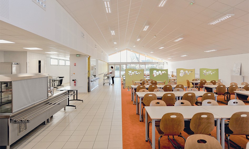 lblf architecte Restaurant scolaire Sainte Foy 85