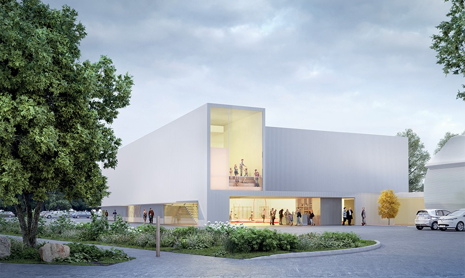 lblf architecte Salle de gymnastique Moutiers les Mauxfaits 85