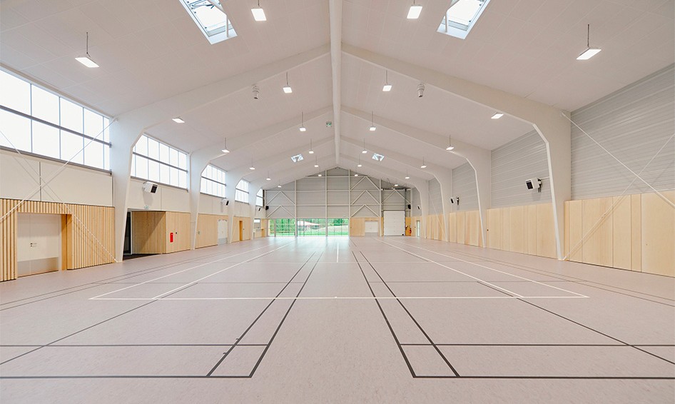 lblf architecte Salle multisports polyvalente Saint André sur Sèvre 79